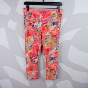 Athleta Elation Capri Renewed Bloom Spring Pink Leggings | M